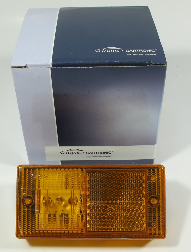 Фонарь габаритный боковой 24V грузовики Cartronic CRTR0118757, Ref.431.3731-01/ ФБГ-24-ОТС-01